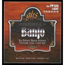 Струны GHS Banjo Stainless Steel 11-42