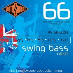Струны Rotosound Swing Bass 66 5-String Nickel 45-130