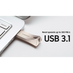 USB Flash (флешка) Samsung BAR Plus (серебристый)
