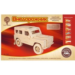 3D пазл Wooden Toys English Off-Road Vehicle P323