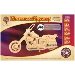 3D пазл Wooden Toys Classic Motorcycle P020