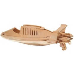 3D пазл Wooden Toys Speedboat P037