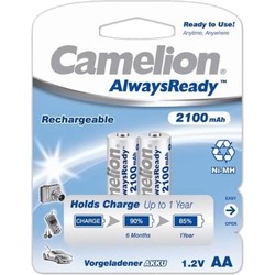 Аккумуляторная батарейка Camelion Always Ready 2xAA 2100 mAh