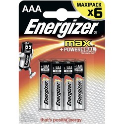 Аккумуляторная батарейка Energizer Max 6xAAA