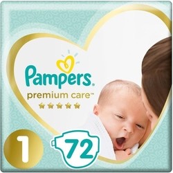 Подгузники Pampers Premium Care 1 / 72 pcs