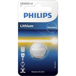 Аккумуляторная батарейка Philips 1xCR2025