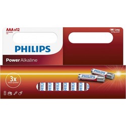 Аккумуляторная батарейка Philips Power Alkaline 12xAAA