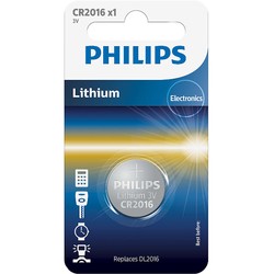 Аккумуляторная батарейка Philips 1xCR2016
