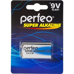 Аккумуляторная батарейка Perfeo Super Alkaline 1xKrona