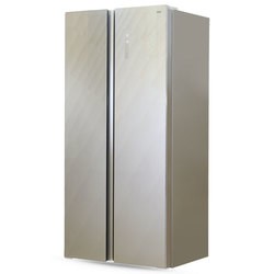 Холодильник Ginzzu NFK-465 (золотистый)