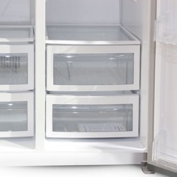 Холодильник Ginzzu NFK-605 (нержавеющая сталь)