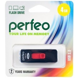 USB Flash (флешка) Perfeo S04 (красный)