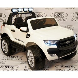 Детский электромобиль RiverToys New Ford Ranger (бордовый)