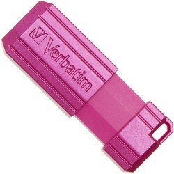 USB Flash (флешка) Verbatim PinStripe 8Gb (оранжевый)