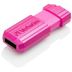 USB Flash (флешка) Verbatim PinStripe 8Gb (оранжевый)