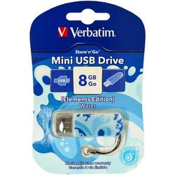 USB Flash (флешка) Verbatim Mini Elements (синий)