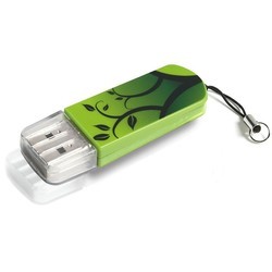 USB Flash (флешка) Verbatim Mini Elements 16Gb (зеленый)