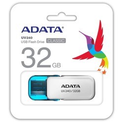 USB Flash (флешка) A-Data UV240 (белый)