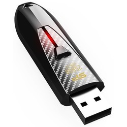 USB Flash (флешка) Silicon Power Blaze B25 16Gb (черный)