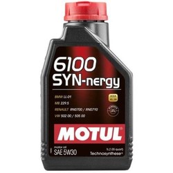 Моторное масло Motul 6100 Syn-Nergy 5W-30 1L