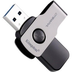 USB Flash (флешка) Kingston DataTraveler Swivl 64Gb (черный)
