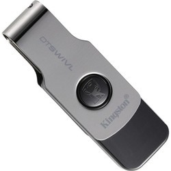 USB Flash (флешка) Kingston DataTraveler Swivl 64Gb (серебристый)