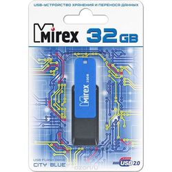 USB Flash (флешка) Mirex CITY (синий)
