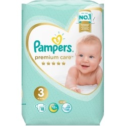 Подгузники Pampers Premium Care 3 / 18 pcs