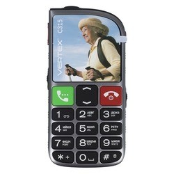 Мобильный телефон Vertex C315 (серый)