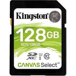 Карта памяти Kingston SDXC Canvas Select 128Gb