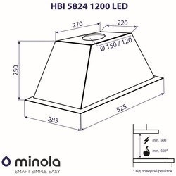 Вытяжка Minola HBI 5824