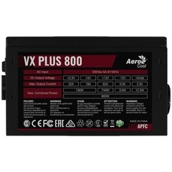 Блок питания Aerocool VX Plus 800W