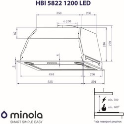 Вытяжка Minola HBI 5822
