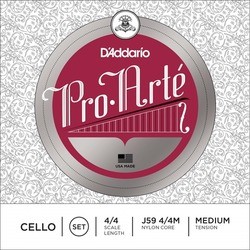 Струны DAddario Pro-Arte Cello 4/4 Hard