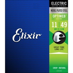 Струны Elixir Electric Optiweb Medium 11-49