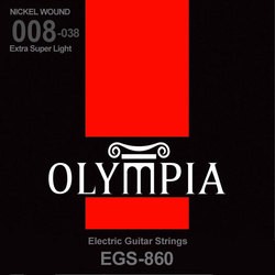 Струны Olympia Nickel Wound Extra Super Light 8-38
