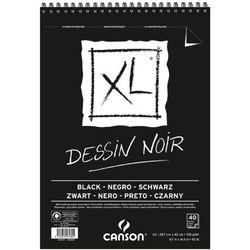 Блокноты Canson XL Dessin Noir A3