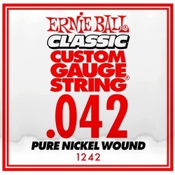 Струны Ernie Ball Single Pure Nickel Wound 42