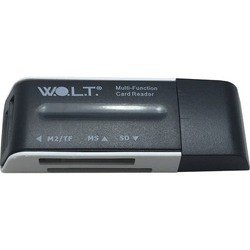 Картридер/USB-хаб Wolt CR1928