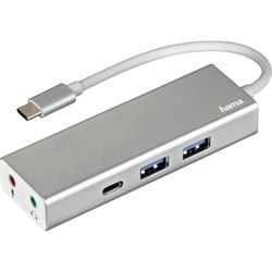 Картридер/USB-хаб Hama USB 3.1 Type-C Hub 1:3