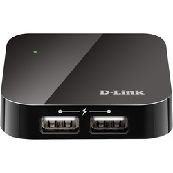 Картридер/USB-хаб D-Link DUB-H4