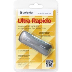 Картридер/USB-хаб Defender Ultra Rapido USB 2.0