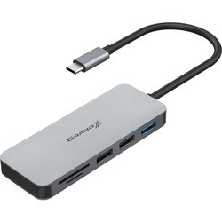 Картридер/USB-хаб Grand-X SG-512