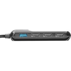 Картридер/USB-хаб Trust Aiva 4 Port USB 3.1 Hub