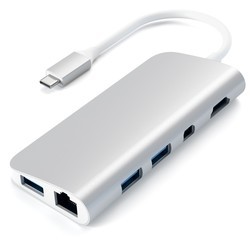 Картридер/USB-хаб Satechi Aluminum Type-C Multimedia Adapter