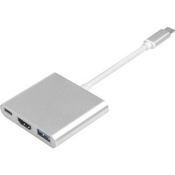 Картридер/USB-хаб Greenconnect GCR-AP24