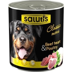 Корм для собак Salutis Classic Menu Beef Heart/Poultry 0.36 kg