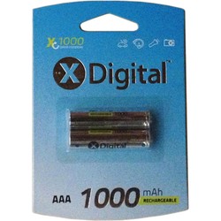 Аккумуляторы и батарейки X-Digital 2xAAA 1000 mAh