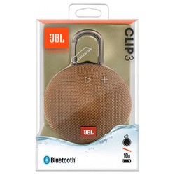 Портативная акустика JBL Clip 3 (коричневый)