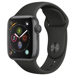 Носимый гаджет Apple Watch 4 Aluminum 44 mm (черный)